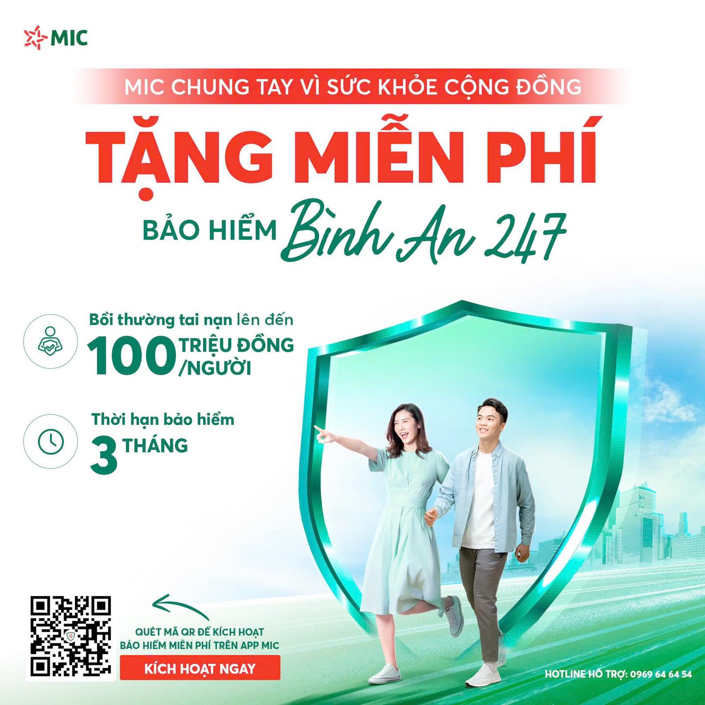 Bảo hiểm Quân đội tặng miễn phí Bảo hiểm Bình An 247, chung tay vì sức khỏe cộng đồng